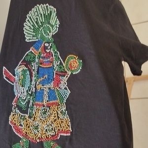 Stunning beaded women's designer shirt